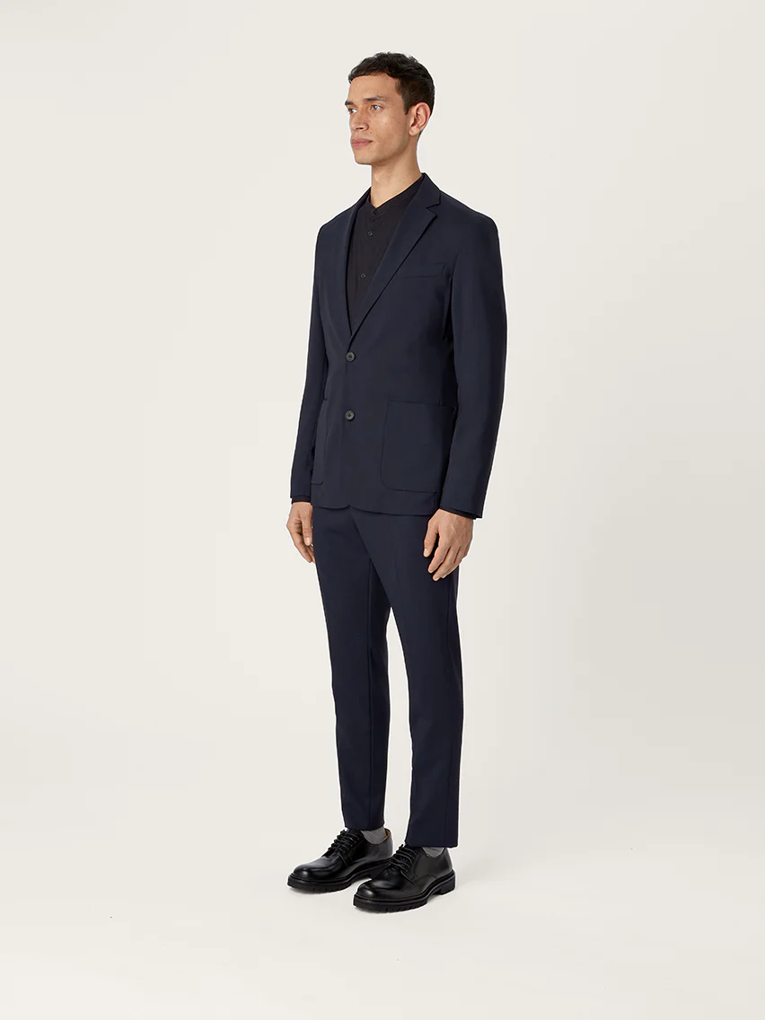 The Tropical Wool 24 Blazer || Navy | Tropical Wool - Image 3